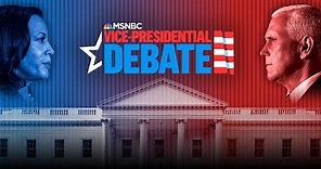 Watch: 2020 Vice Presidential Debate Between Mike Pence, Kamala Harris | MSNBC