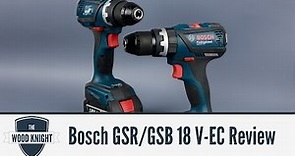 Bosch GSB/GSR V-EC 18v drill review