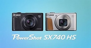 Get to Know the New PowerShot SX740 HS