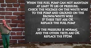 Ford s Fuel Pump Driver Module P1233 Diagnostics and Repair