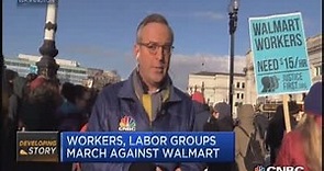 Wal-Mart workers walkout