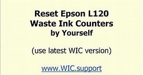 Epson L120 reset by Yourself - videotutorial