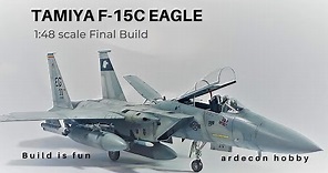 F-15C Eagle 1:48 scale by Tamiya, the Final build, model kit build