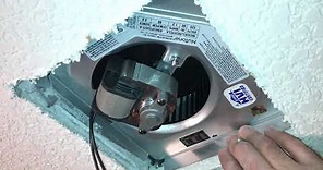 Upgrading a Noisy Bathroom Exhaust Fan - Nutone Broan Fan 60-CFM Upgrade Kit