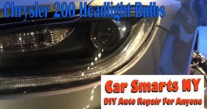 Chrysler 200 Headlight Bulb Replacement