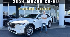 The new 2024 Mazda CX-90 with Premium Package
