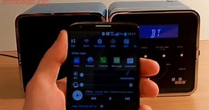 Brionvega Radio Cubo TS522D+ (bluetooth & radio) - Come fare il pairing e demo audio (collegamento)