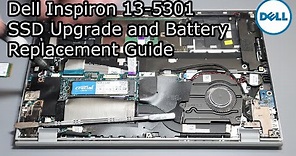 Dell Inspiron 13-5301 SSD Upgrade and Battery Replacement Guide