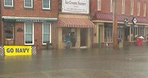 Downtown Annapolis left with flooding from Tropical Storm Ophelia
