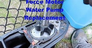 70HP Force & 60HP Mercury Motor Water Pump (Impeller) Change