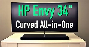HP Envy 34 Curved All-in-One Review! (2017)