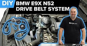 BMW E90 325xi Serpentine Belt and Pulley Replacement (N52 328i, X5, 128i, 525i & More)