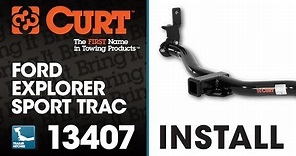 Trailer Hitch Install: CURT 13407 on 2001 Ford Explorer Sport Trac