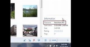 Changing a Photo s File Name with Photo Gallery