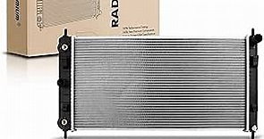 A-Premium Engine Coolant Radiator Assembly with Transmission Oil Cooler Compatible with Chevrolet Malibu 08-12 & Pontiac G6 06-10 & Saturn Aura 07-09, Automatic Transmission, Replace# 52495681