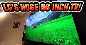 Big 86 LG Nanocell TV Review. Ready for PS5/ Xbox Series X! #BigTV #86inch #LGNanoCell