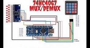 How to use 74HC4067 as De-Multiplexer with Arduino? Interfacing of Demux with Arduino Nano