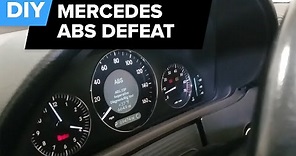 How to Fully Disable ABS/ESP in a Mercedes - (C Series, CLK550)