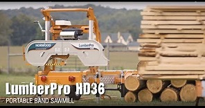 The ULTIMATE Portable Sawmill - Rugged. Productive. Easy-to-Use... the LumberPro HD36 by Norwood