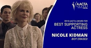 Nicole Kidman wins the AACTA Award for Best Supporting Actress | 2018 AACTA Awards