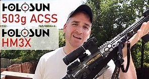 Holosun 503g ACSS red dot review w/ Holosun HM3X magnifier : Best AR15 Red dot ever?