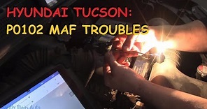 Hyundai Tucson - P0102 Mass Air Flow (MAF) Circuit Low