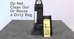 Hoover® Commercial Insight 13 Bagged Upright CH50100: Removing & Replacing the Bag