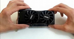 MSI Low Profile 750ti GPU Unboxing