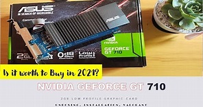 ASUS NVIDIA GEFORCE GT 710 2GB | Unboxing, Installation, and VALORANT