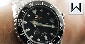 Grand Seiko Spring Drive Diver Titanium SBGA231 Luxury Watch Review