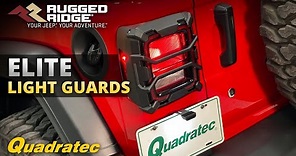 Rugged Ridge Elite Tail Light Guards for 2018+ Jeep Wrangler JL Standard & LED Tail Lights