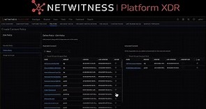 NetWitness Centralized Management Features