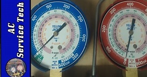 R-22 and R-410a Refrigerant: Why the Vapor Gauge Pressure is too Low in Air Conditioning!