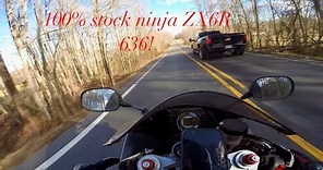 ZX6R 636 stock engine & exhaust!
