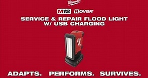 Milwaukee® M12™ ROVER™ Service & Repair Floodlight w/ USB Charging