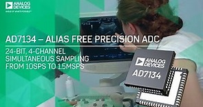 AD7134: 24-Bit, 4-Channel, 1.5 MSPS Precision Alias Free ADC