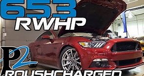 2015 Mustang GT (Roush Phase 2 Supercharger) with Stainless Power Headers Dyno at Brenspeed