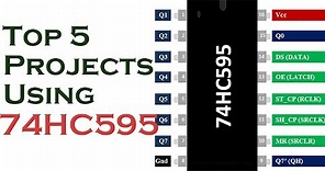 Top 5 Electronics projects using 74HC595 Shift Register