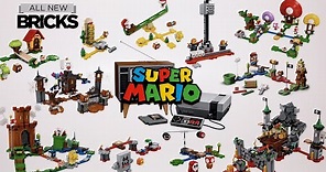 LEGO Super Mario Compilation of All 2020 Wave 1 Sets Speed Build