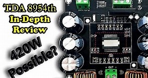 TDA 8954TH Best Amplifier Yet? Lets Find Out || In depth review || Power test || English || unbiased