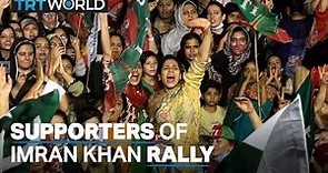 Pakistanis rally for Imran Khan