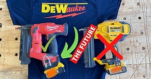 DeWaukee 18 Gauge Brad Nailer Review (Battery Adapters are the Future)