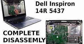 Dell Inspiron 14R 5437 Take Apart Complete Disassemble