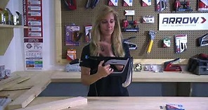 How to Load Arrow s T50AC Electric Staple Gun and Brad Nailer