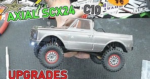AXIAL SCX24 C10: UPGRADES FROM HOT RACING AND CC HAND SCALE ACCESSORIES