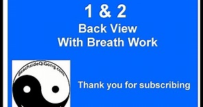 Tai Chi for Arthritis 1 and 2 back view with breath work, TCA1 TCA2