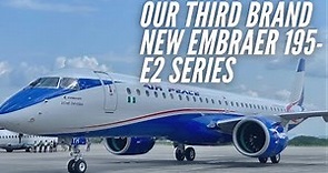 Nigerians flying the brand new Embraer 195-E2 jet for the first time [2021]