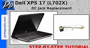 Dell XPS 17 (L702X) DC Jack Replacement Video Tutorial Teardown