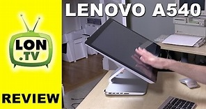 Lenovo a540 Review - Attractive All-in-one touchscreen Desktop PC with i7 Processor