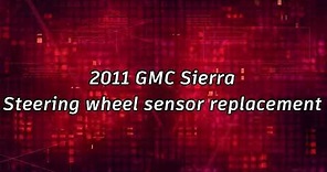 How to fix codes C0455, C0710 on a 2007-2013 GMC Sierra, Steering wheel sensor replacement guide.